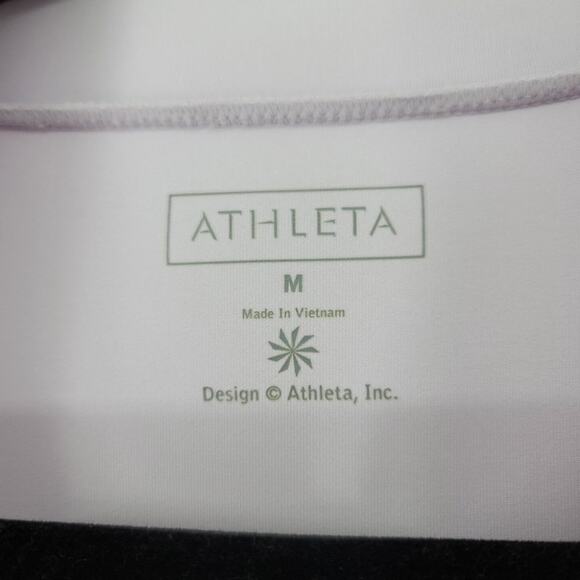 Athleta Lightweight Quarter Zip Pullover Long Sleeve Top in Lavender Size Medium - Picture 2 of 4